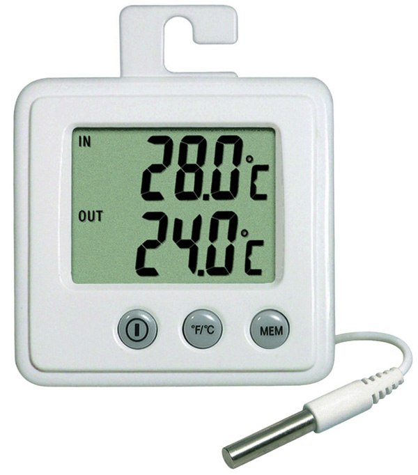 Innen- und Außenthermometer mit Magnet - Kleingeräte: Thermometer -  Analysen - Mikrobiologie - Messungen - Labormaterial
