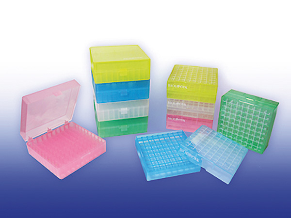 Gefrierboxen aus Polypropylen in verschiedenen Farben