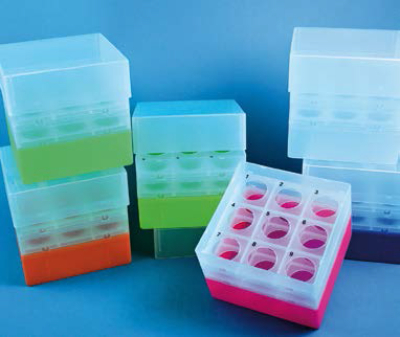 Gefrierboxen für Mikroröhrchen und Röhrchen - Gefrierboxen aus Kunststoff -  Kryotechnik - Labormaterial