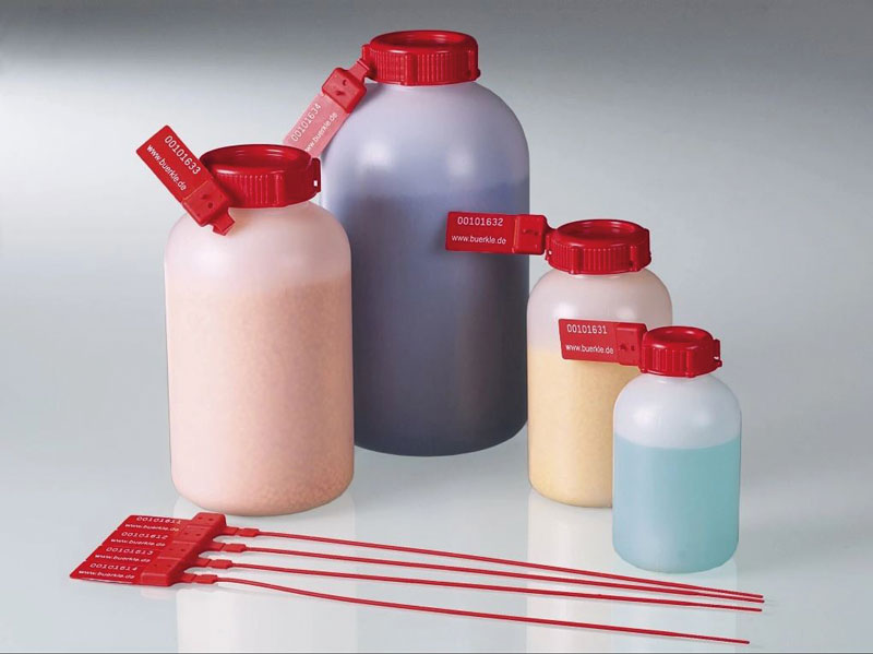 Weithalsige, verschließbare Flasche - Flaschen - Fläschchen - Pommadiers -  Verbrauchsmaterial - Einweg - Labormaterial